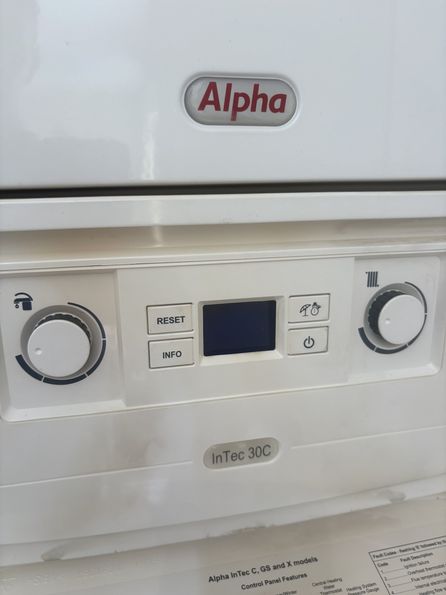 Testing a repaired boiler