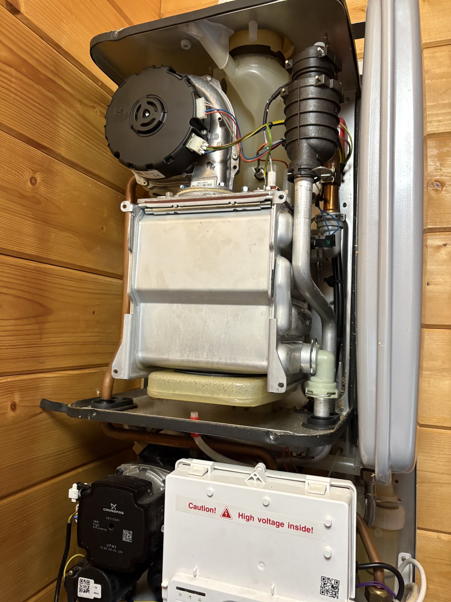 Boiler fault finding equipment