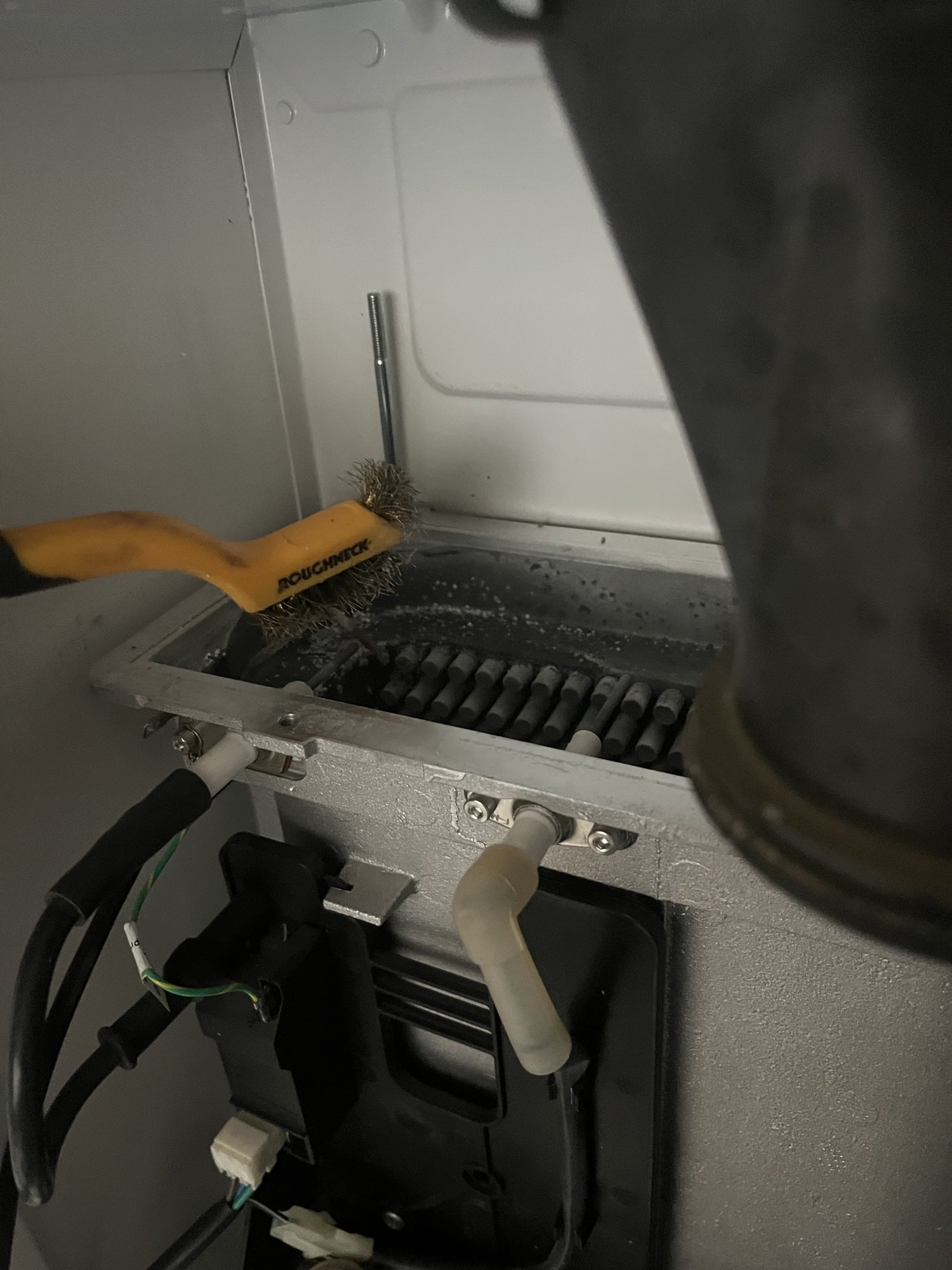 Cleaning boiler components