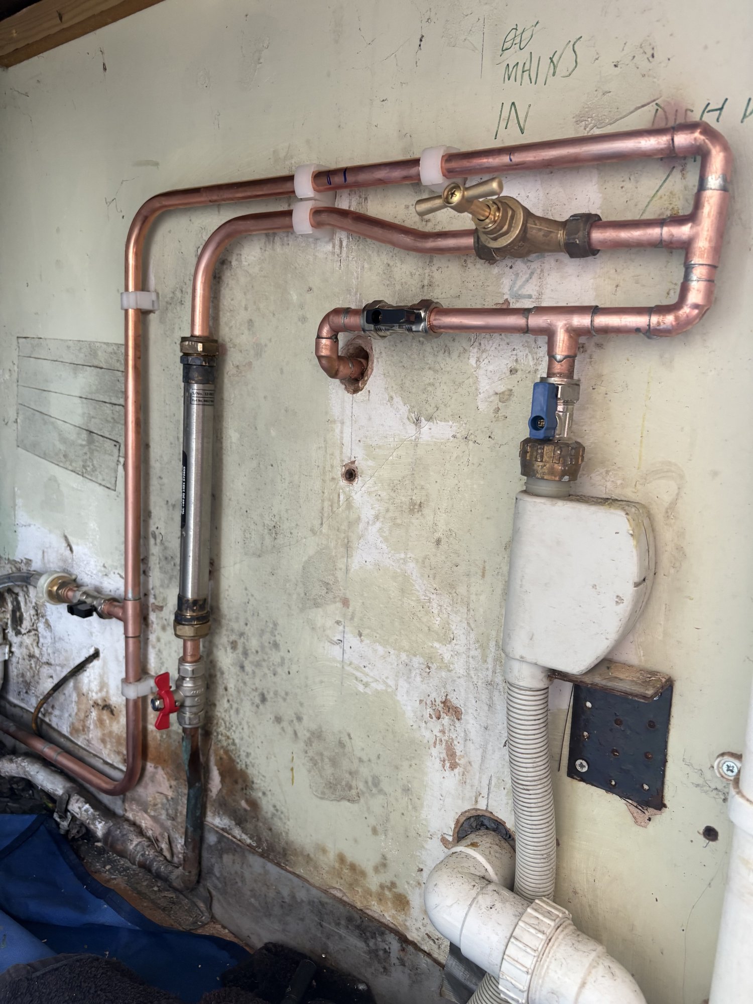 Shower pump installation