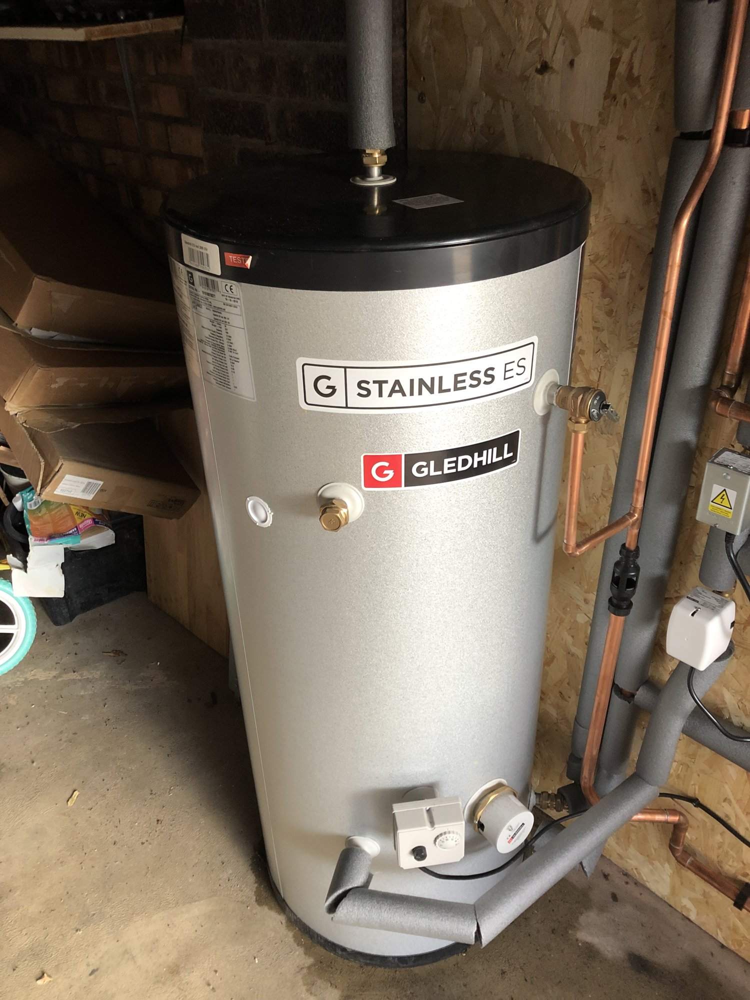 Replacing an old hot water cylinder