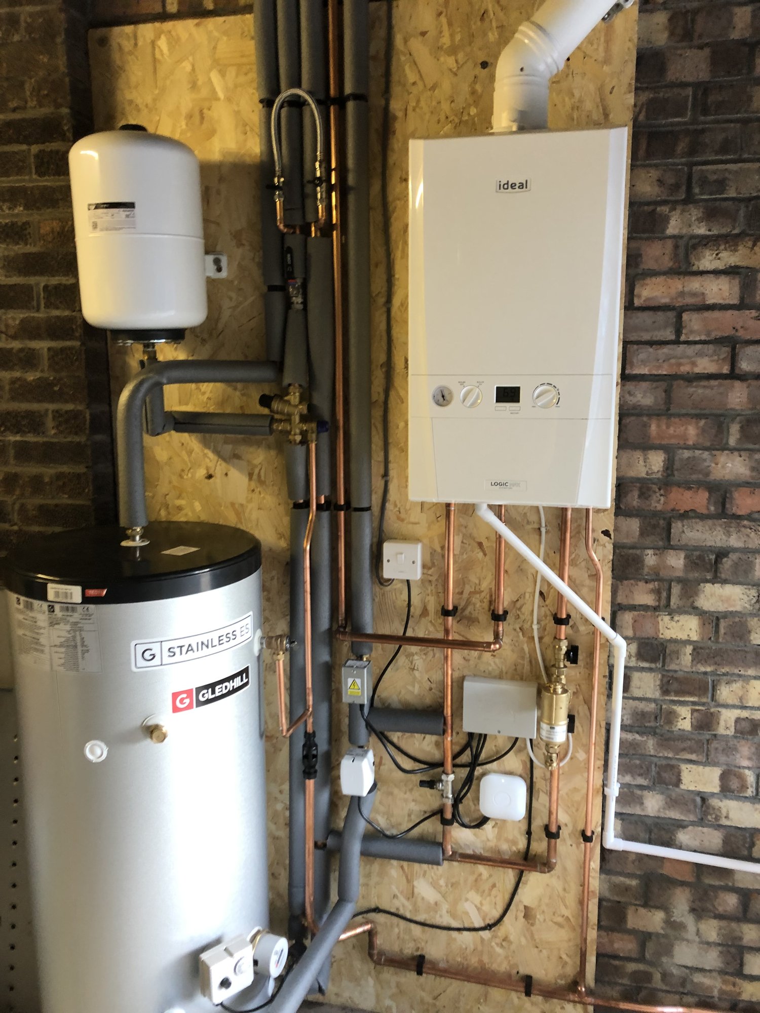 Commissioned hot water cylinder