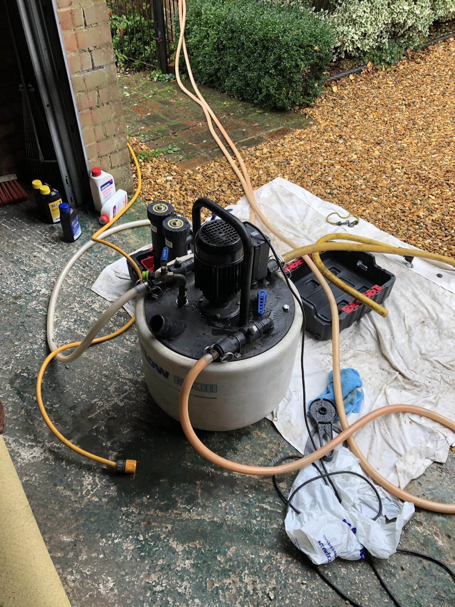 System cleaning in progress