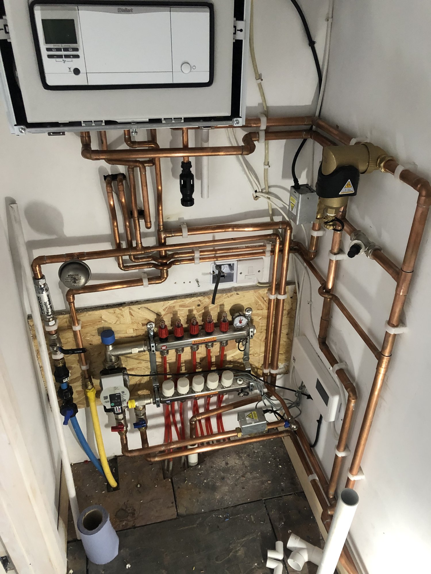 Underfloor heating manifold