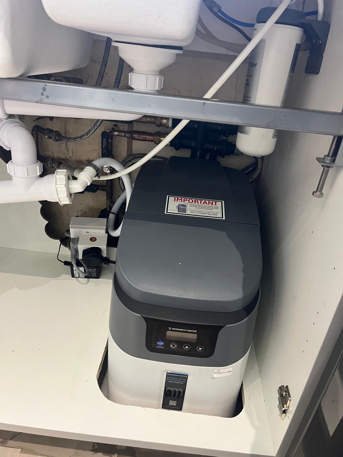 Filter tap fitted in a kitchen